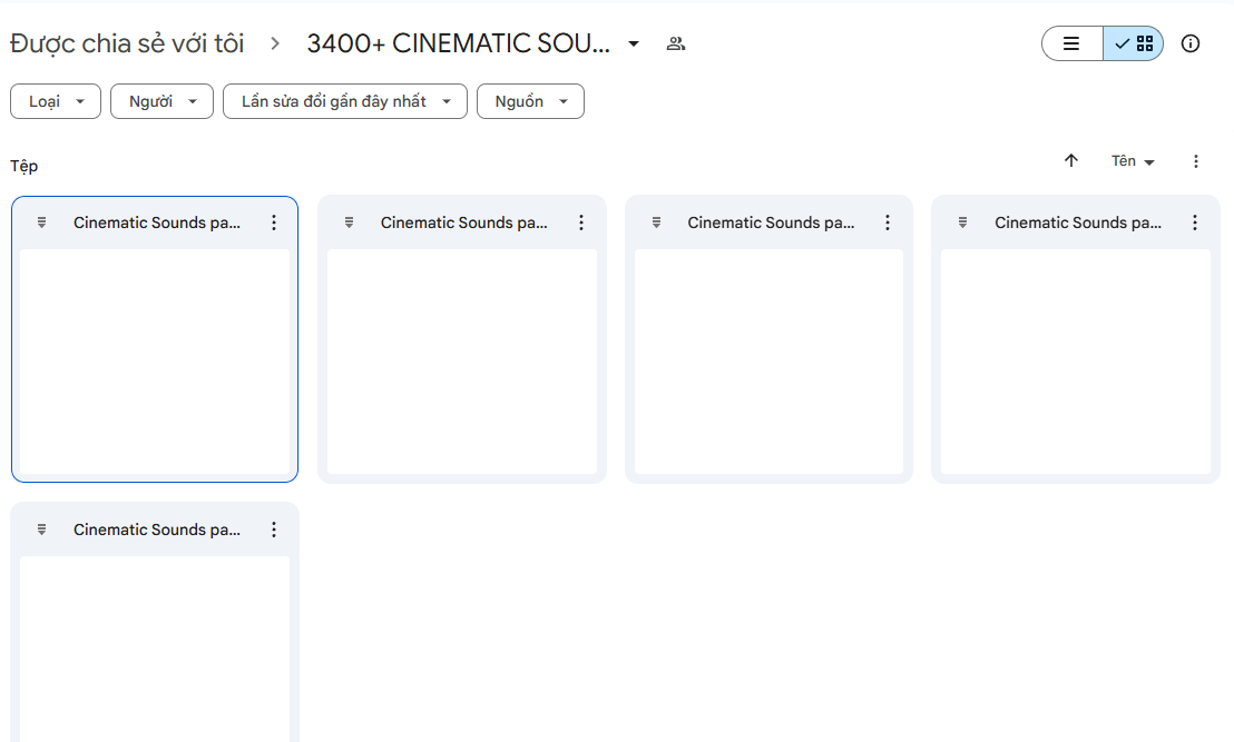 9GB 3400+ Sound chủ đề chim chóc rừng rú, nước nôi nấu ăn, công nghệ