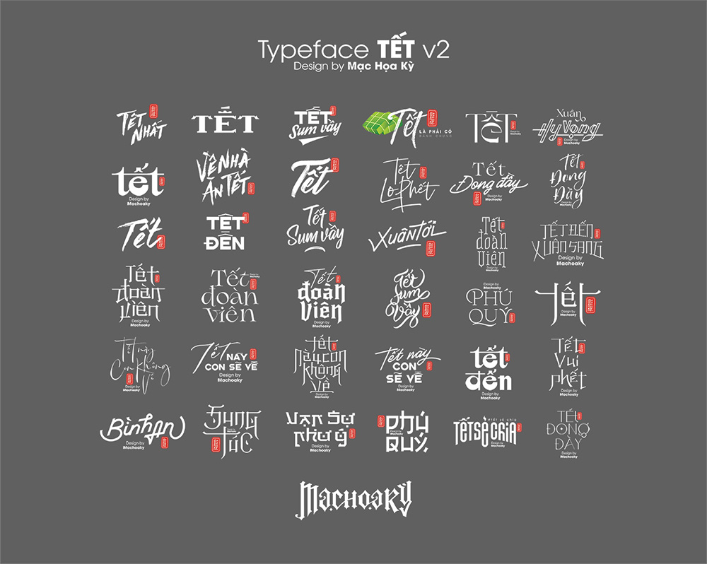 PSD Tết Việt Typeface Siêu Đẹp, Chất Lượng Cao 2025