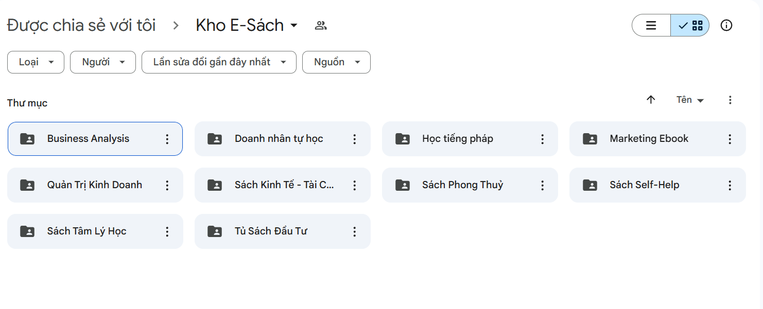 Kho Ebook có rất nhiều tài liệu quý mà ít người biết đến. Từ self-help, đến quản trị kinh doanh, marketing, tài chính đầu tư, phong thuỷ