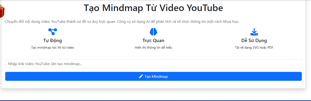 Tạo Mindmap Từ Video YouTube